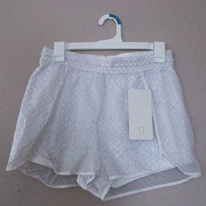 NWT Lululemon Find Your Flock White shorts